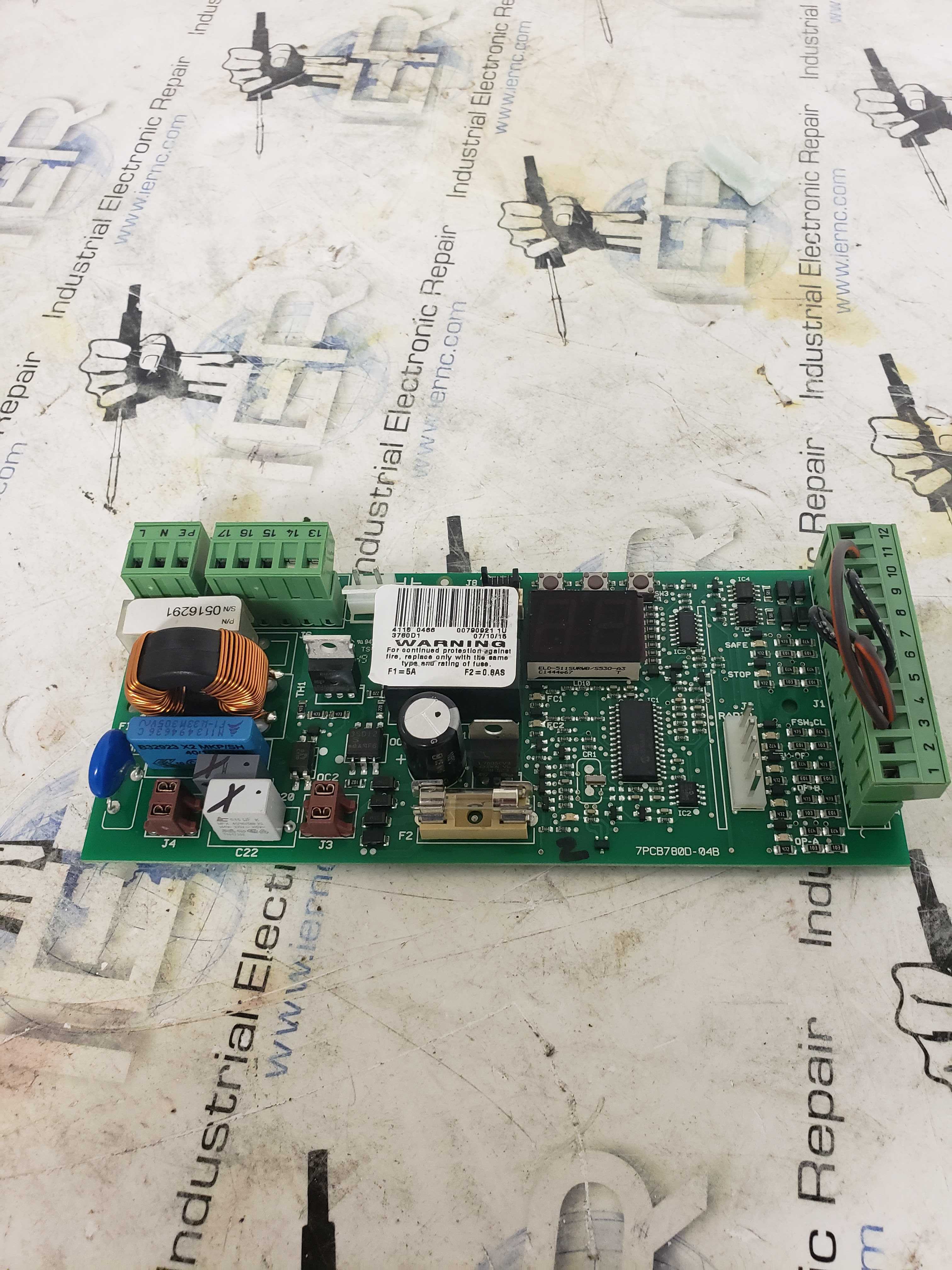 FAAC 7PCB780D Circuit Board FAAC 7PCB780D Circuit Board Repair 1-336 ...