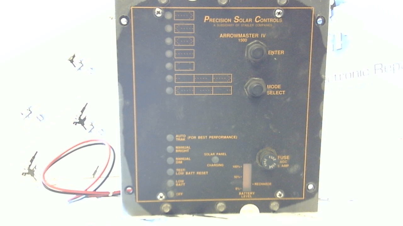 Precision Solar Controls IV1500 Arrowmaster Controller Repair 1336