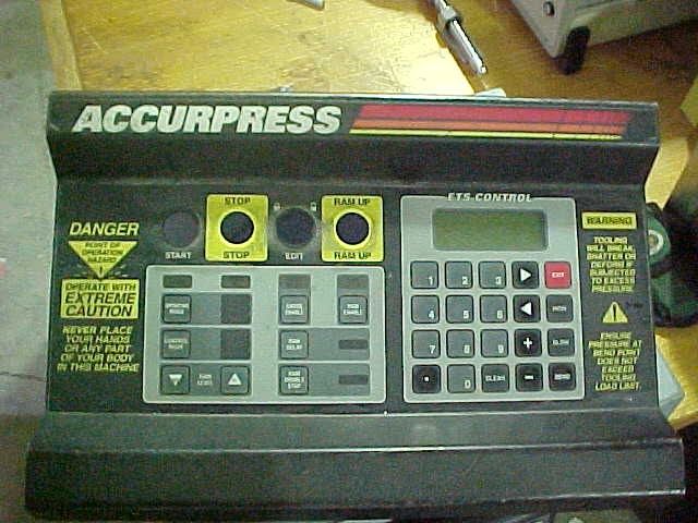 Accurpress ETS Control DMC20481 Controller Assembly Accurpress ETS ...